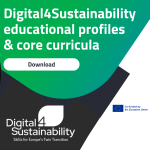 Projekt Digital4Sustainability predstavlja osnovne kompetenčne modele in učne načrte s področja digitalne trajnosti